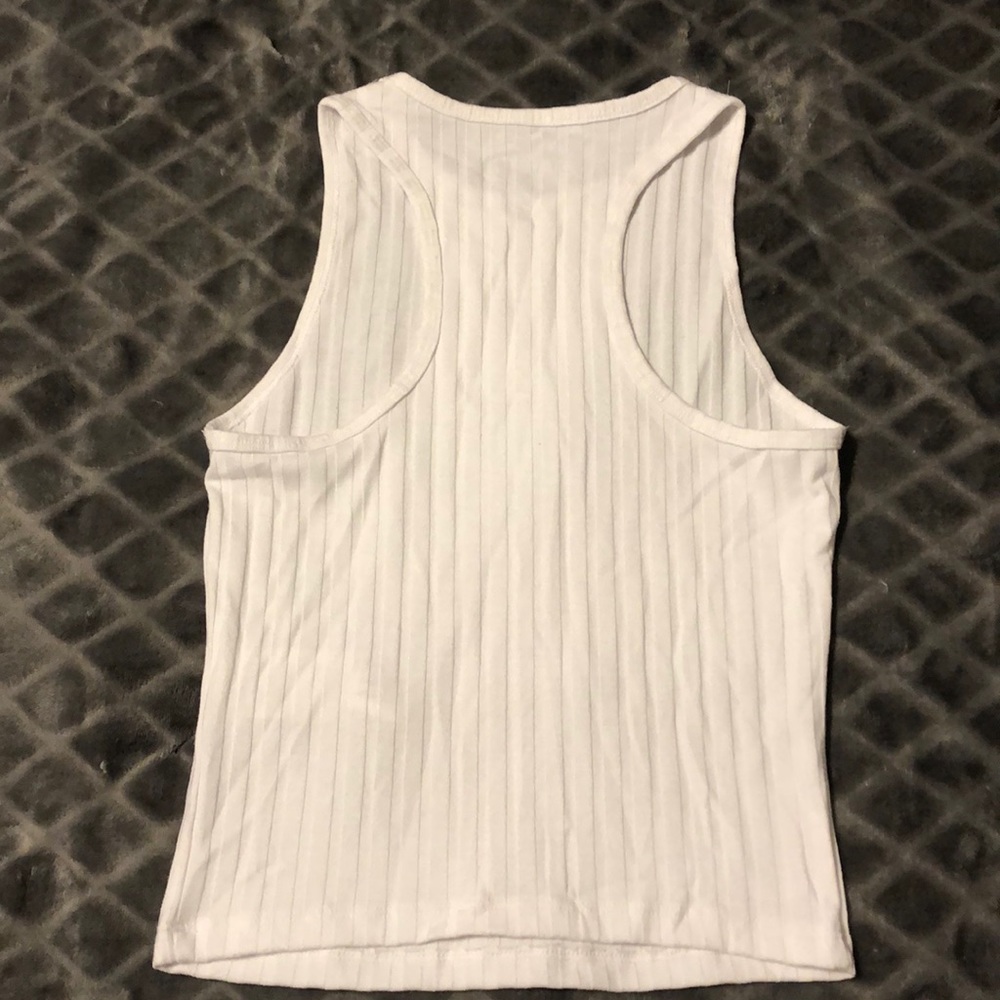 Hollister slim white tank size small - Picture 4 of 4